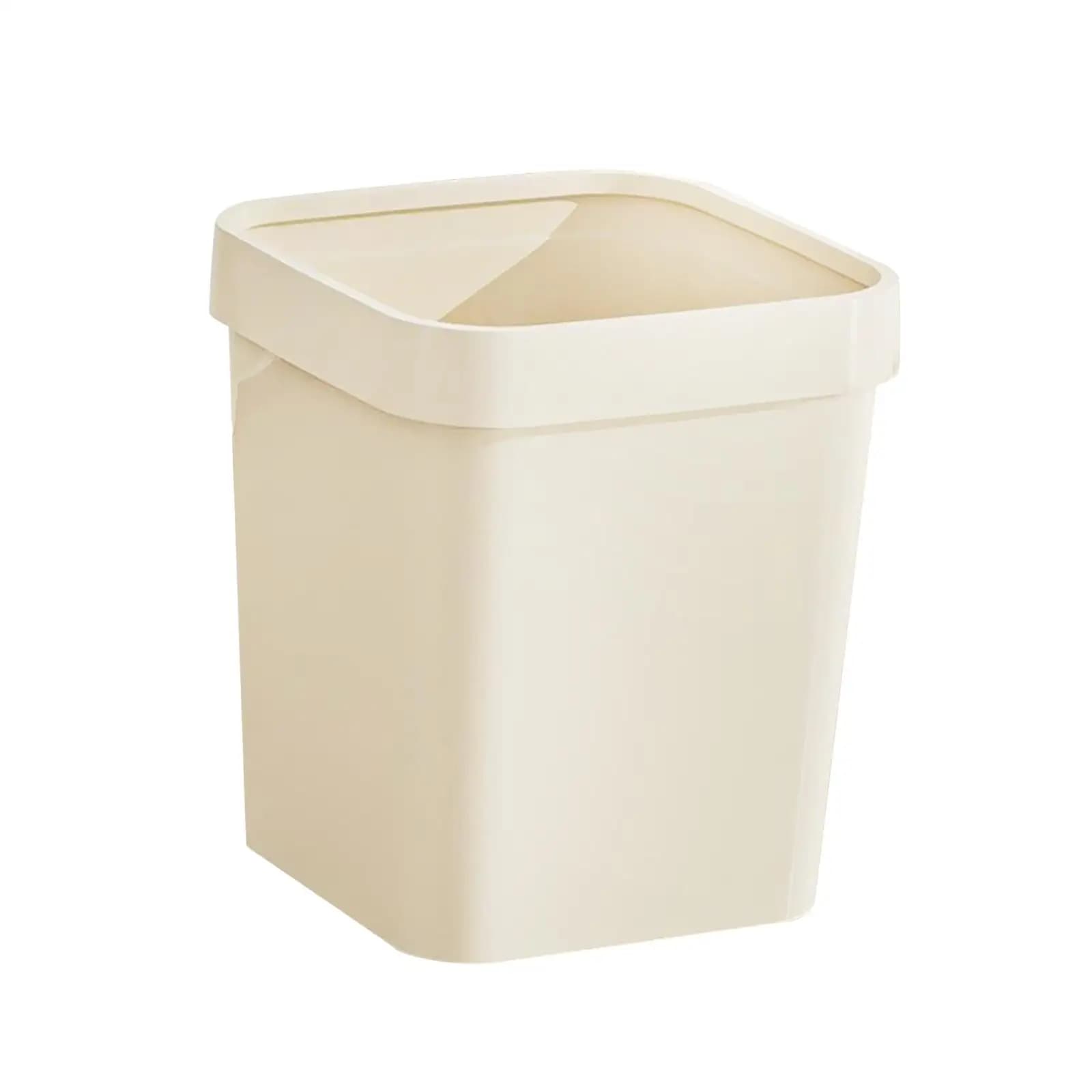Trash Can Lidless Holds Waste, Recycling Household Simple Wastebasket Waste Bin for Office Craft Room Kitchen Bedroom Home