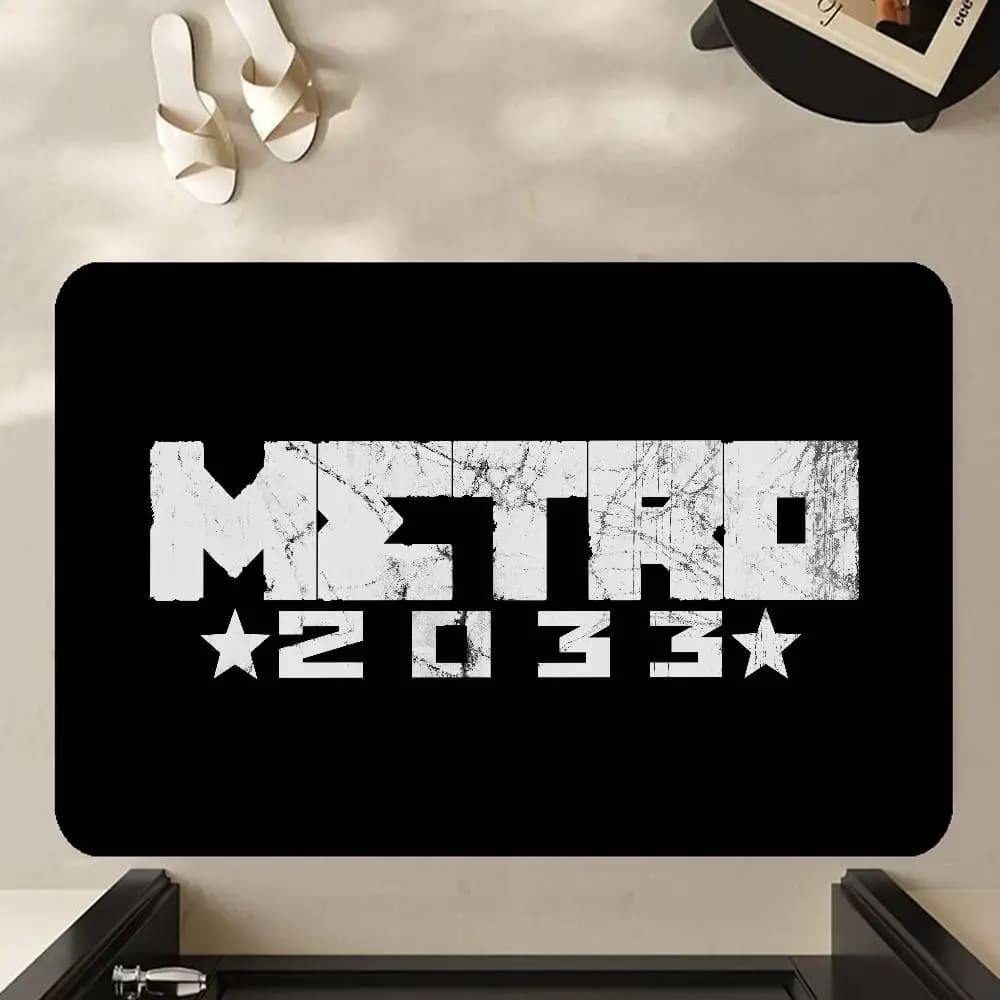 Tappetino per porta d'ingresso Gaming Metro 2033, lavabile, antiscivolo, per soggiorno, divano, sedie, tappetino per cucina, tappetino di benvenuto