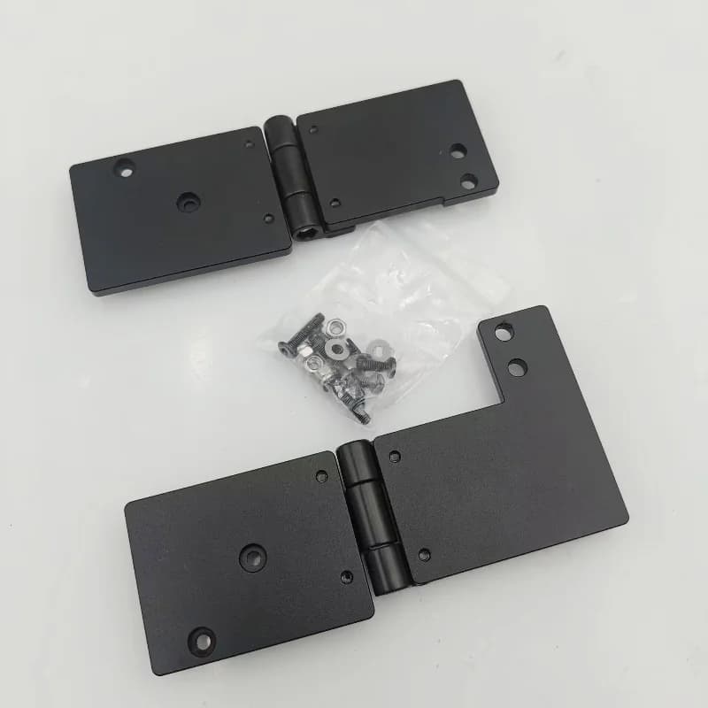 Funssor Creality K1/K1C Stampante 3D Alluminio CNC Porta da 270 gradi Cerniera ammortizzata Kit di aggiornamento regolabile
