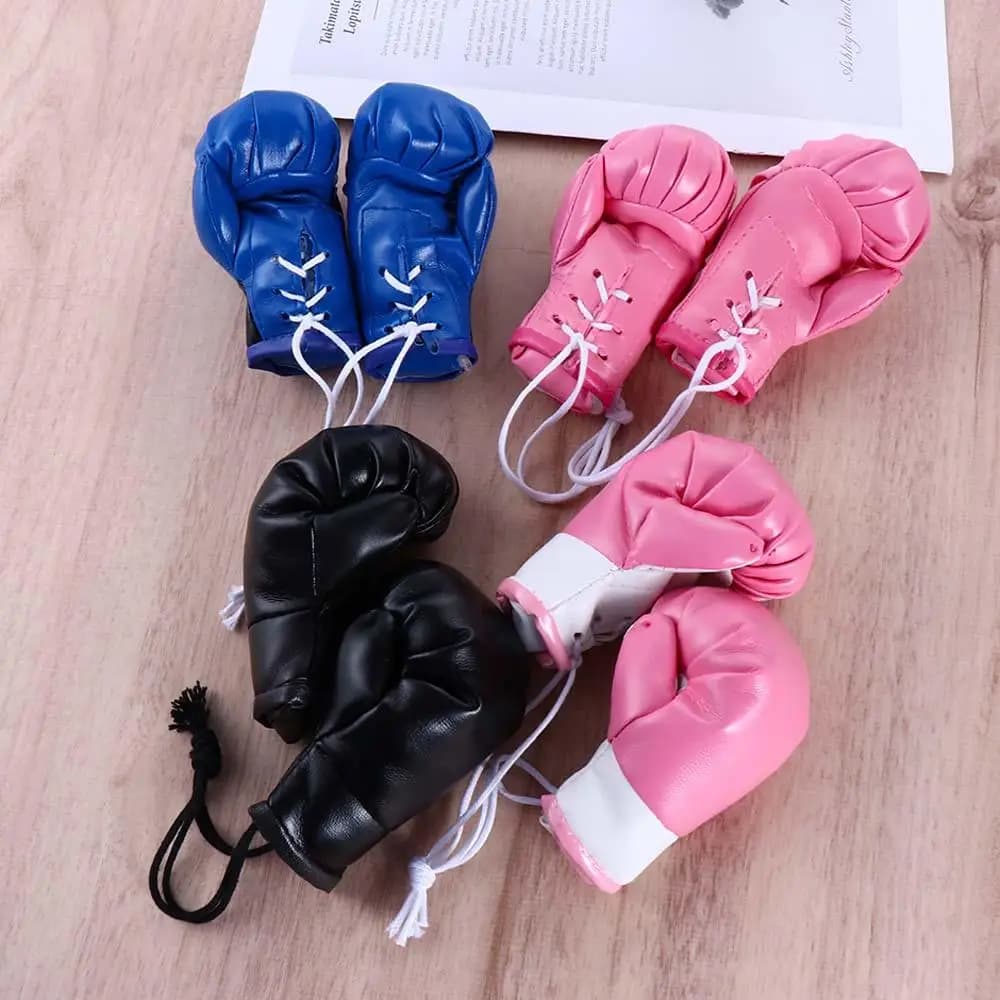 Car Pendant, Car Ornaments, Bag Charm, Miniature Boxing Gloves, Boxing Gloves, Mini Boxing Gloves, Hanging Boxing Gloves