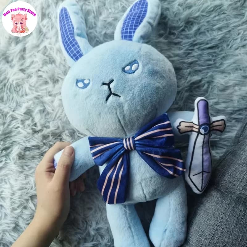 Nu: Carnival Edmond Cute Rabbit Knight Plush Cotton Doll Plushie 40CM Toy Anime Pillow Cosplay Cotton Padding Christmas Gift