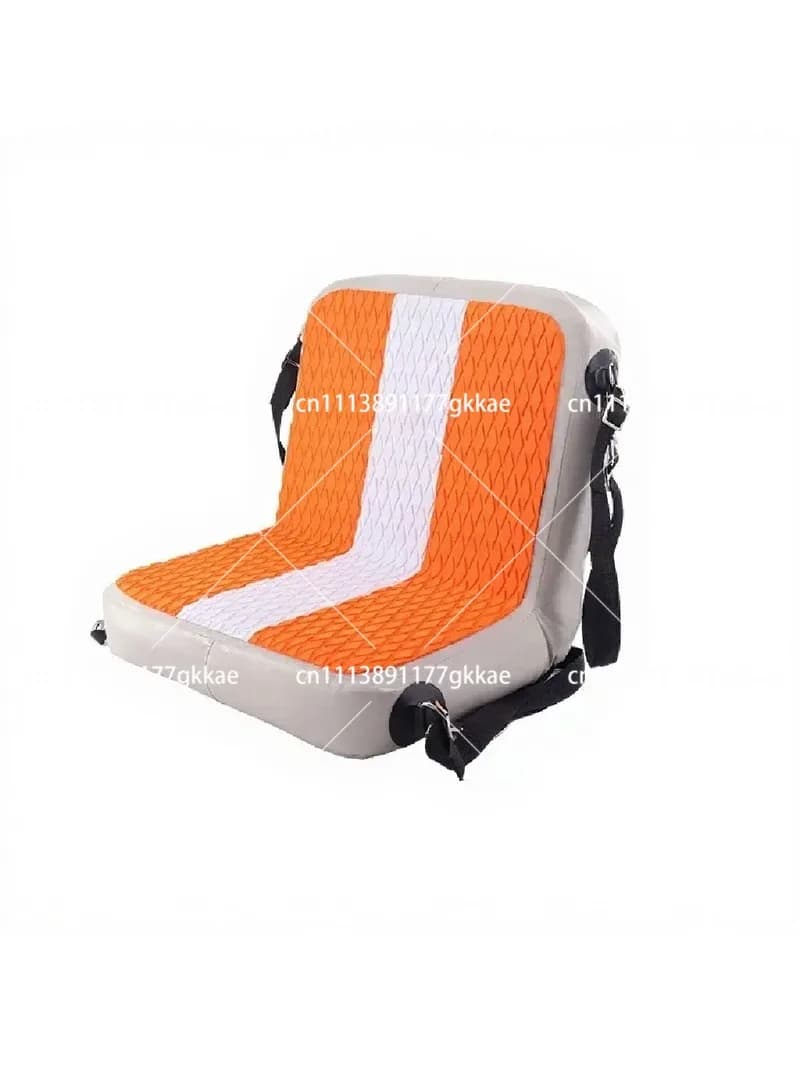 PVC Inflatable Surf Paddle Board Seat, Kayak Canoe Waterproof Backrest Cushion, Adjustable Support