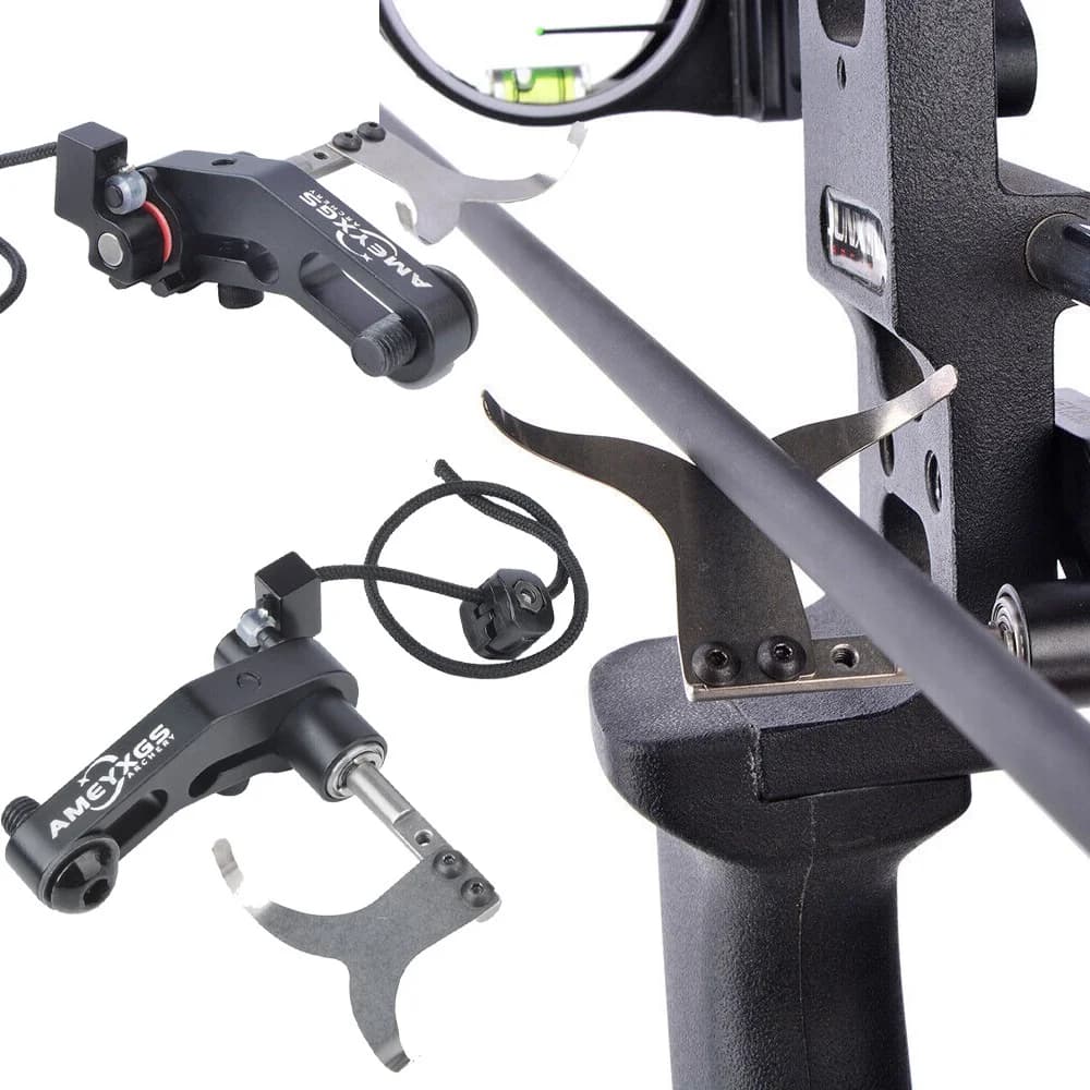 Archery Drop Away Arrow Rest CNC Metal Dual Purpose For Arrow And Steel Ball Shooting Compound Bow Left Hand Target Shooting Accessory