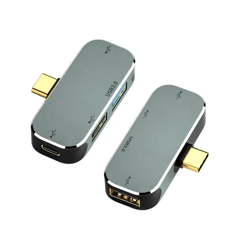 Hub di Estensione USB-C PD100W, Convertitore da USB C a HDMI, USB 3.0, USB 3.1, Jack da 3,5mm, Connettore USB, Estensore per PC, Computer, Laptop, Splitter