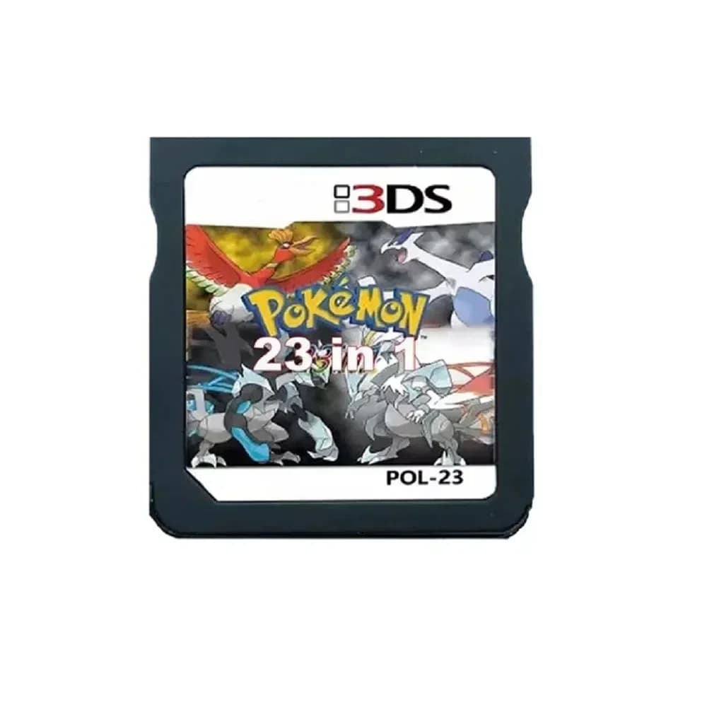 Cartuccia per videogiochi DS (versione scheda di memoria R4) Pokemon HeartGold SoulSilver Nero Bianco per NDS/2DS/3DS/NDSL