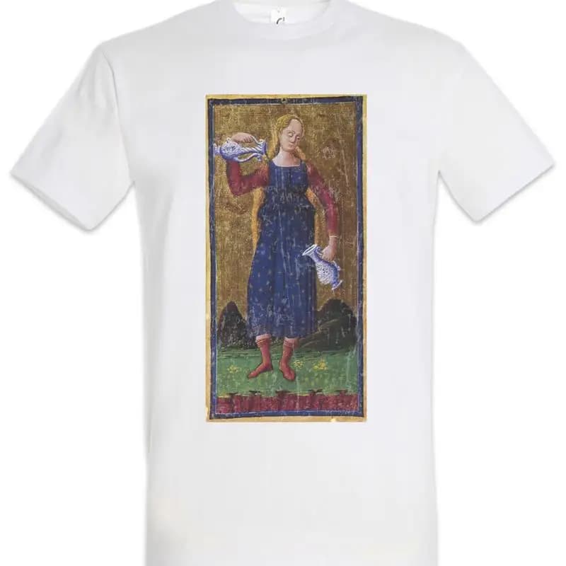 T-shirt Tarot Arcano Temperanza Carte Simbolo Segno Logo Insegna