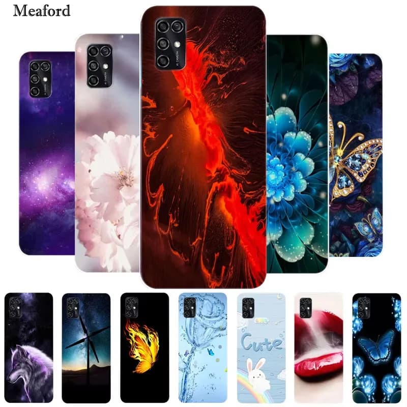 Per ZTE Blade V2020 Smart Custodie 8010 Paraurti In Silicone TPU Copertura Morbida Del Telefono Per ZTE Blade V20 Smart Case Del Fumetto Trasparente funda