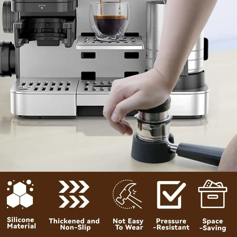 Espresso Tamping Station Compatible With Cafe ES601 ES701, Portafilter Holder For Espresso Machine