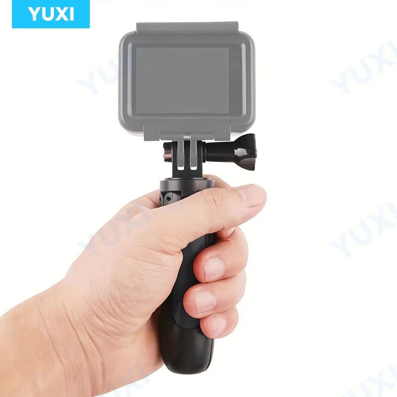 Mini Selfie Stick Treppiede Treppiede portatile pieghevole allungabile per GoPro Hero13 12 11 10 Nero DJI Osmo Insta360 Accessorio per fotocamera