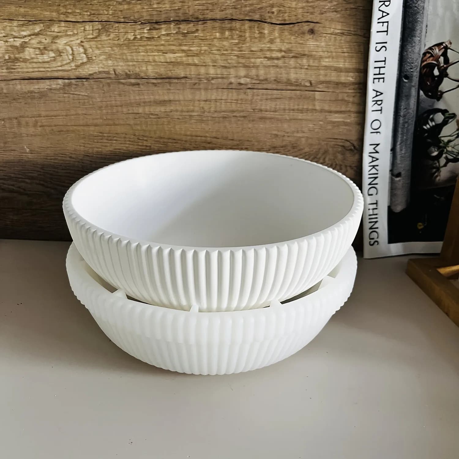 This Is a Sizable Bowl Mold Suitable for Creating Items with Resin, Plaster, Concrete, Or for Making Candles And Jewelry Trays.