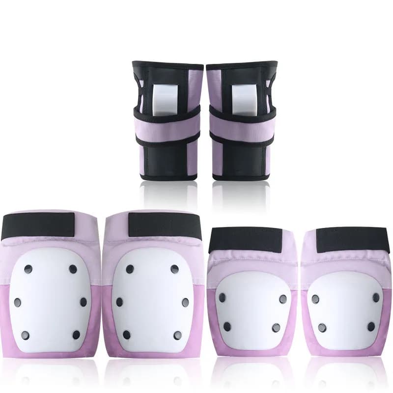 Set di Protezioni per Adulti per Ginocchia, Gomiti e Palme, per Sci, Skateboard, Pattinaggio su Ghiaccio, Pattinaggio a Rotelle, Ciclismo e Sport Estremi