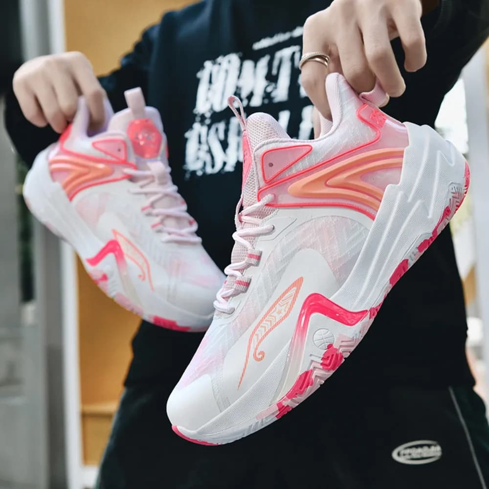 Scarpe da Basket 2026 per Uomo, Sneaker Ammortizzate da Basket, Scarpe Sportive Outdoor Traspiranti con Tomaia Alta