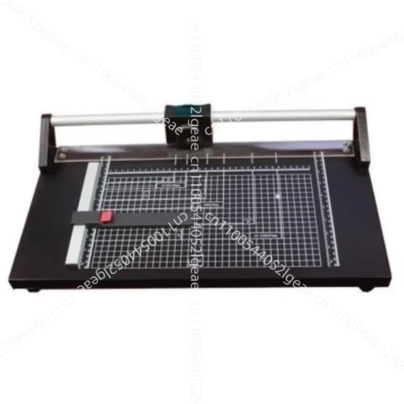 Manual paper cutter with roller cutter, roller paper cutter with iron paper cutter