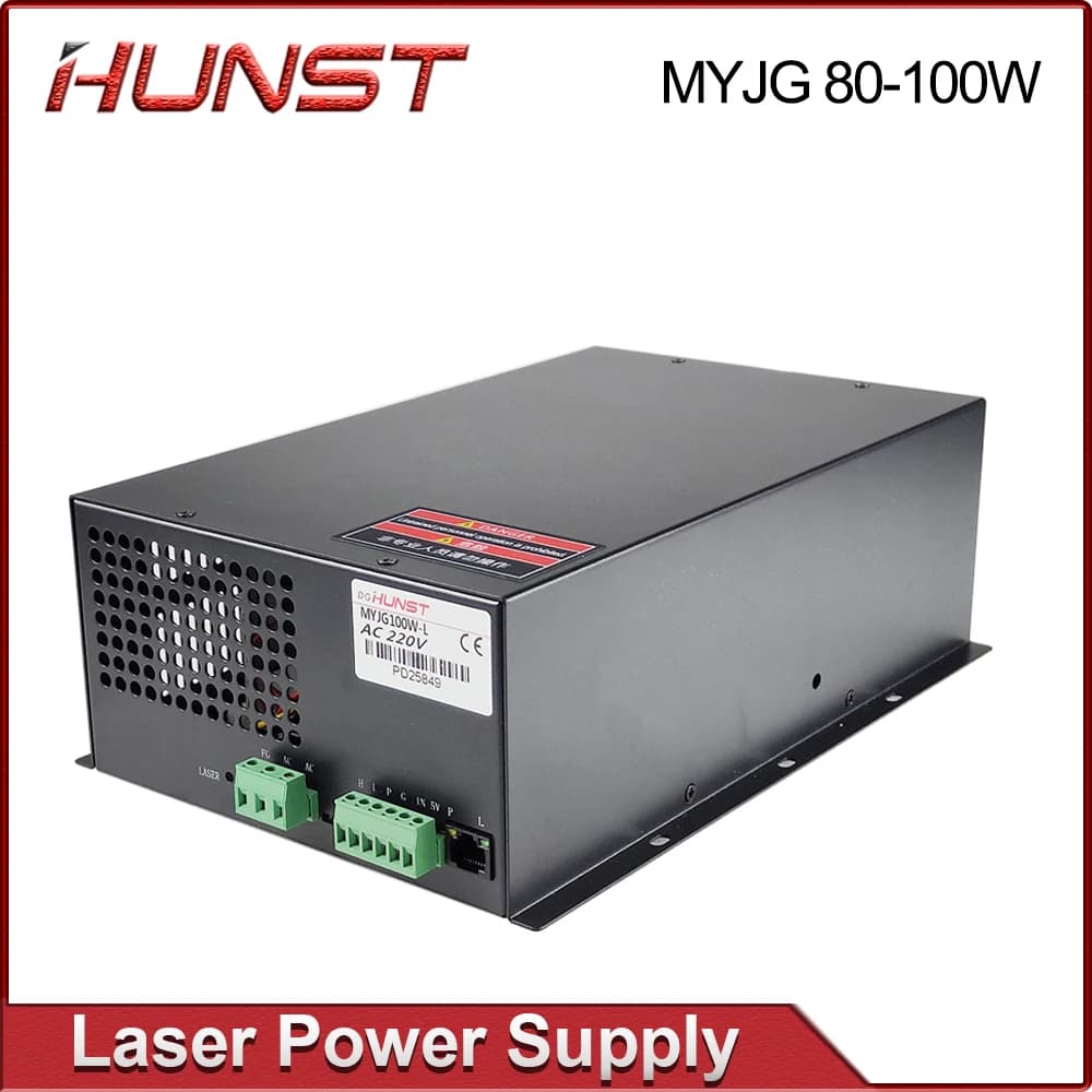 Alimentatore laser CO2 Hunst MYJG-100W per macchina per taglio e incisione laser 80W-100W