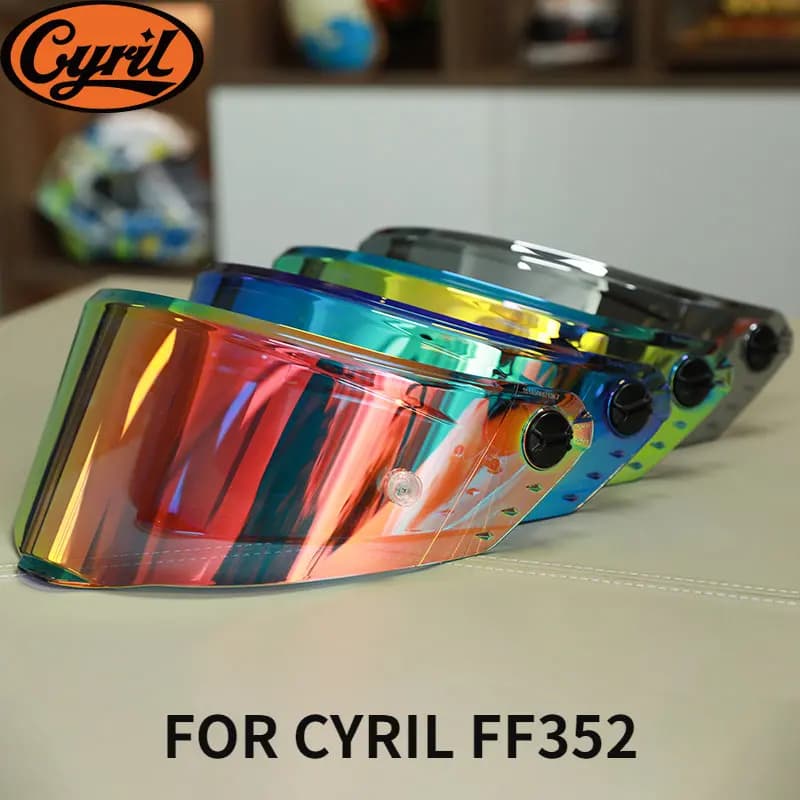 Full Face Helmets Lens for CYRIL FF352 R1 R1-pro Helmet Glasses Motorcycle Racing Helmet Visor