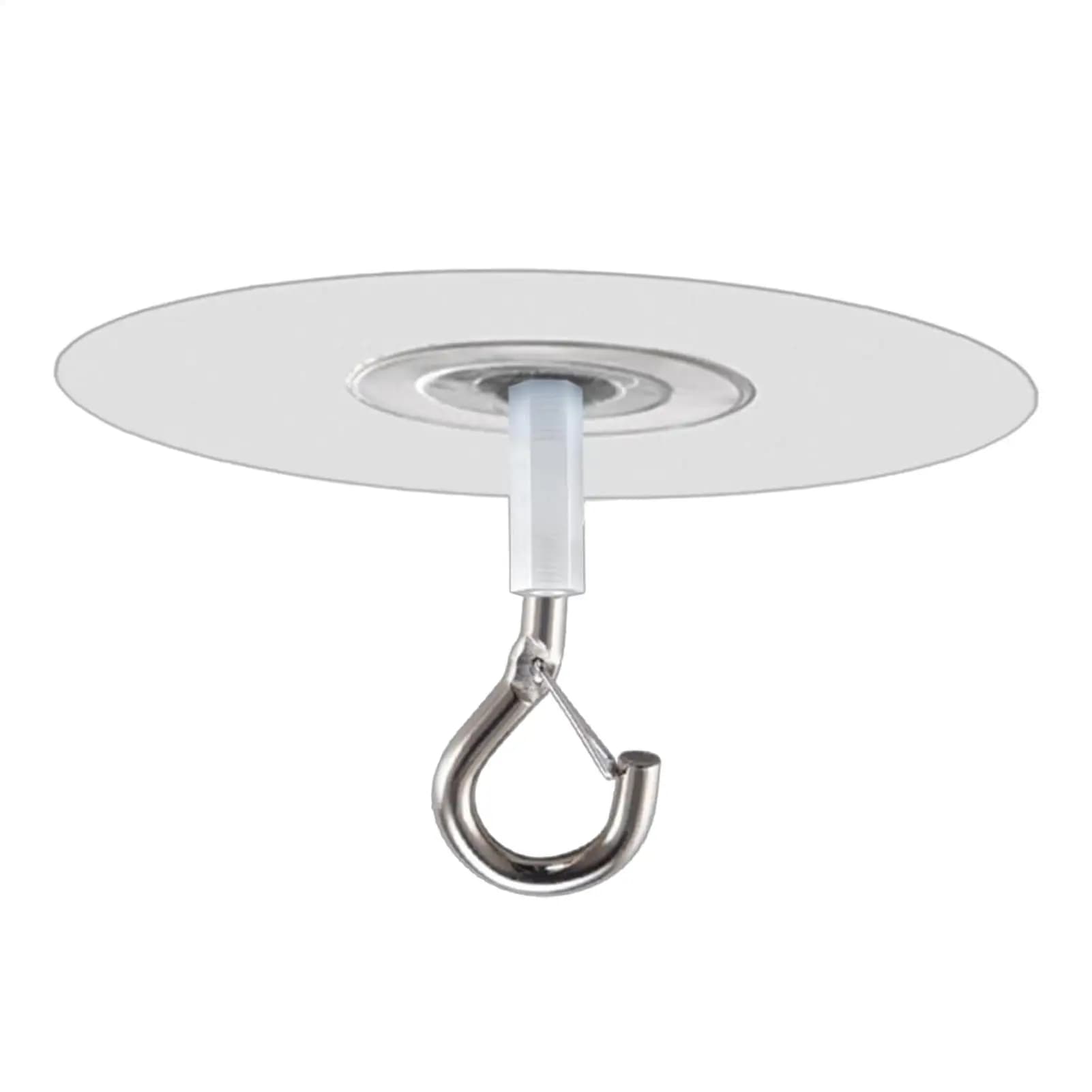 Stick Ceiling Hooks Heavy Duty Versatile Hooks Strong Weight-Bearing Hooks Household Organizers for Plants Lights Wind Chimes
