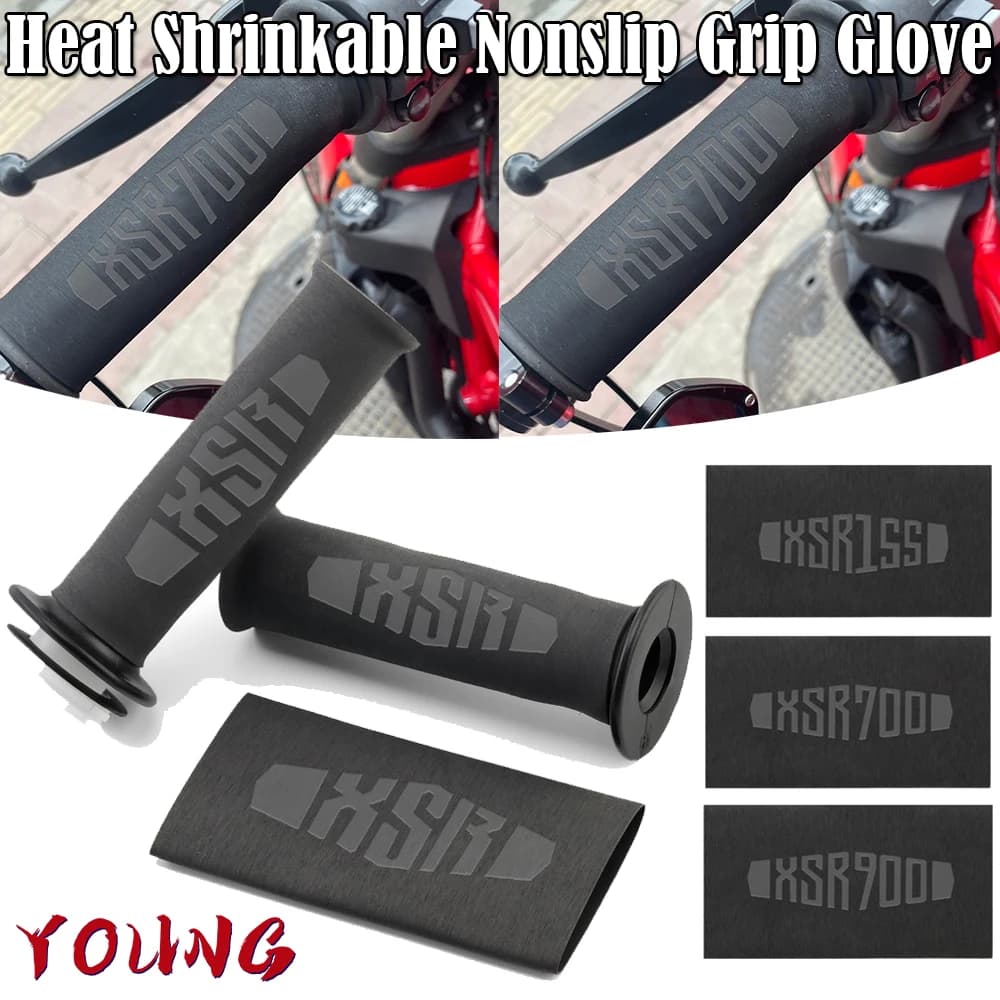 Per YAMAHA XSR700 XSR900 XSR155 XSR125 XSR 700 900 155 125 Moto Universale Termoretraibile Grip Copertura antiscivolo Impugnatura in gomma