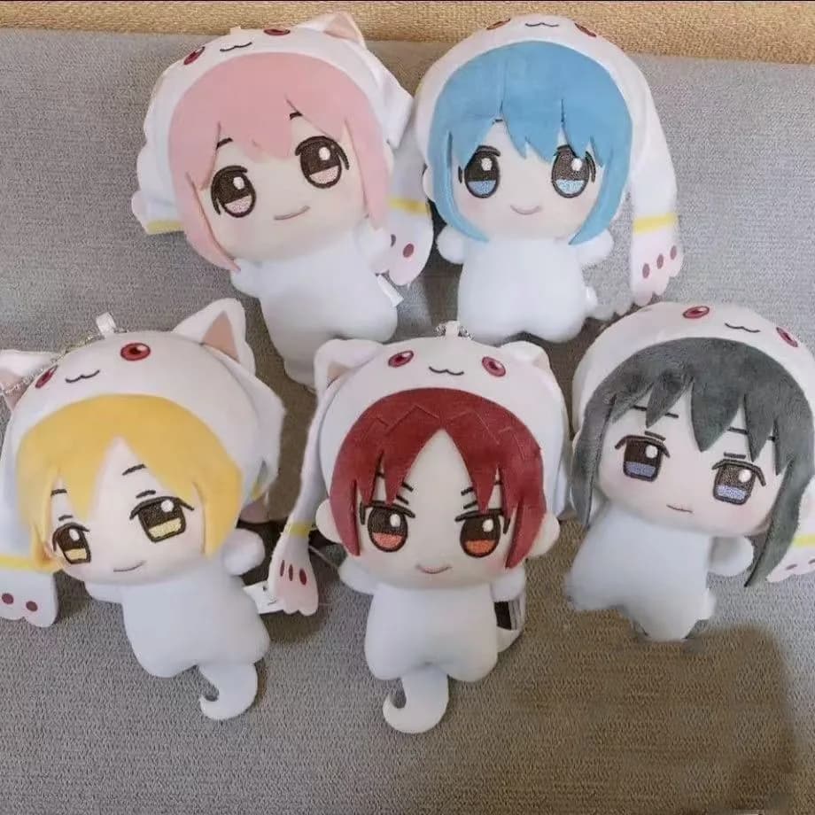 Anime Madoka Magica Kaname Madoka Cosplay Doll Akemi Homura Peluche Bambola 10 cm Flessibile Carino Decora Regalo Presente Festa di Ognissanti