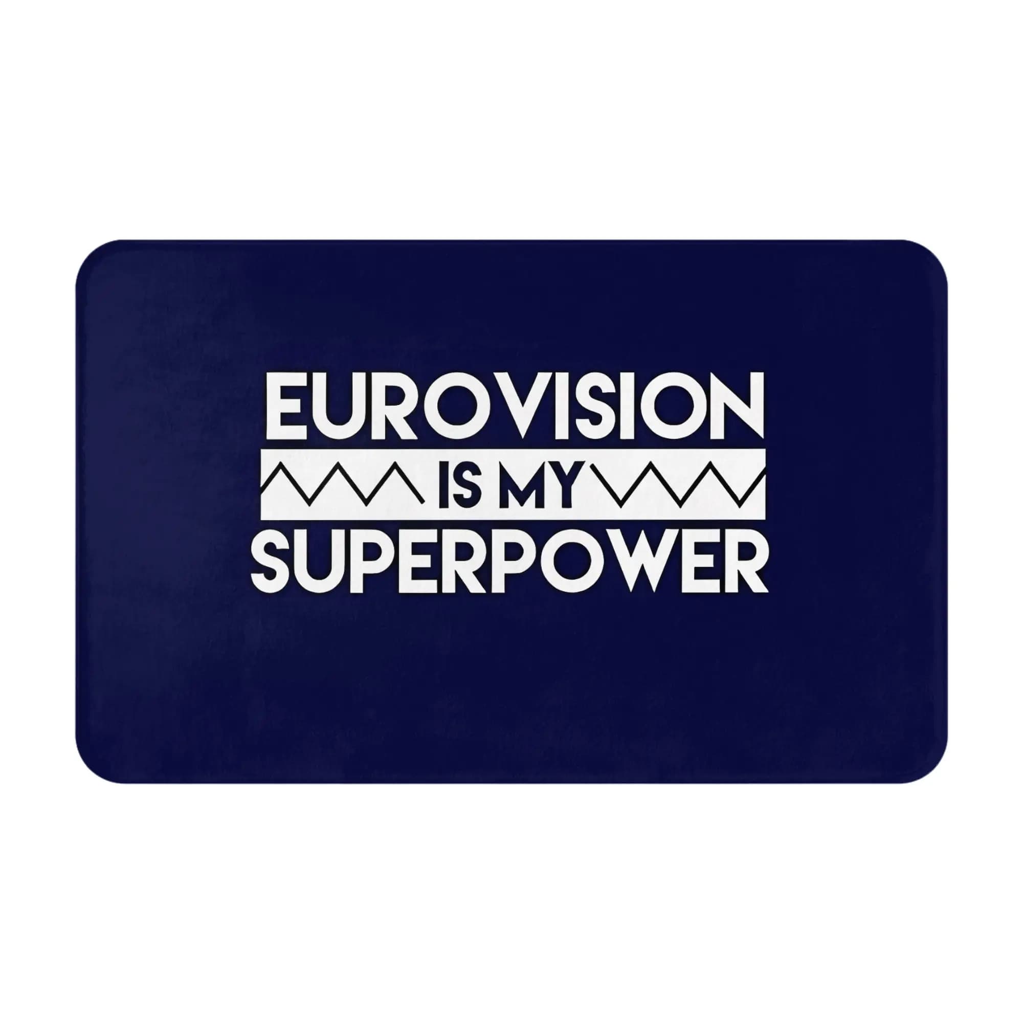 Is My Superpower Decorazioni natalizie Tappetino per camera da letto Eurovision Song Contest Tappetino per porta Tappeto da cucina Tappeto per balcone Decorazioni per la casa