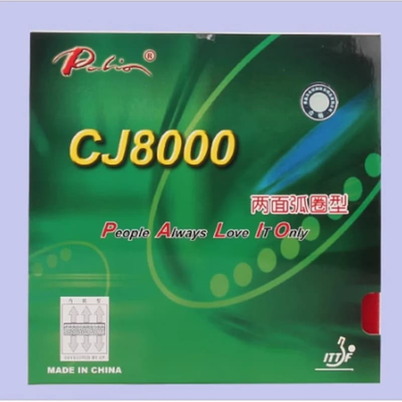 Palio CJ8000 loop for both side table tennis rubber Germany Tensor technology tacky rubber for table tennis racket ping pong