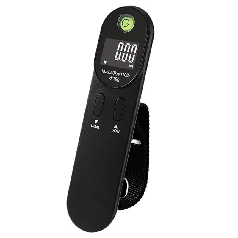 【CUSTOMER FAVORITE】50Kg Luggage Scale With Hook Strap Accurate Measurement Portable Electronic Weighing Scale