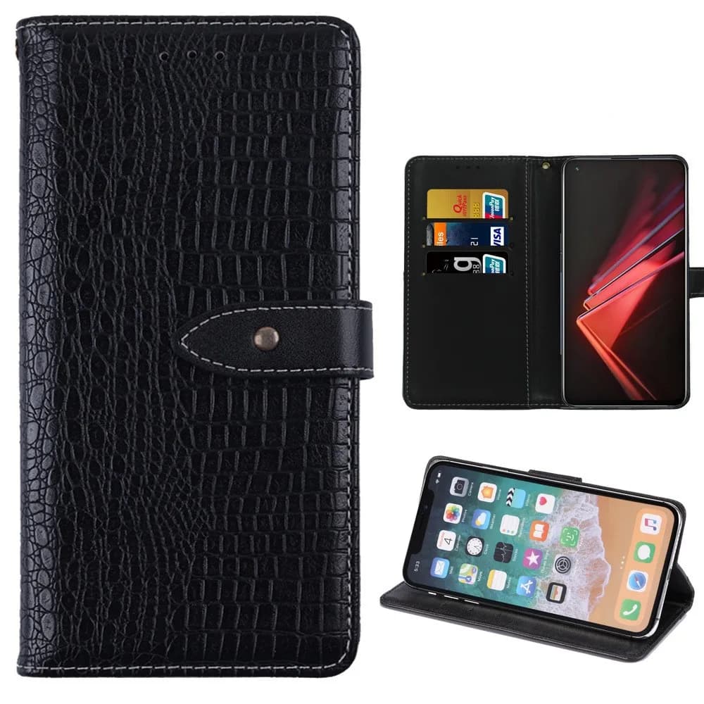 Per Oukitel G1 custodia Flip Crocodile pattern custodia in pelle Cover Fundas accessori per telefoni