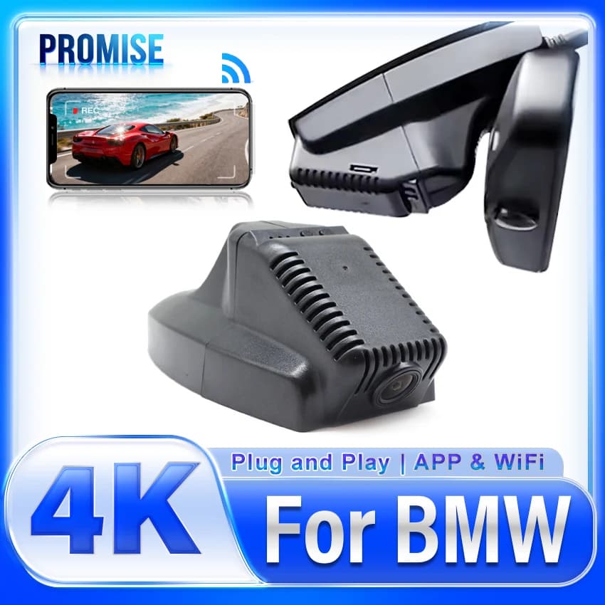 New Plug and Play 4K 2160P Wifi Car DVR Dash Cam Camera For BMW E81 E82 E87 E88 E90 E91 E92 E93 E60 E61 E65 E66 E70 E71 E72