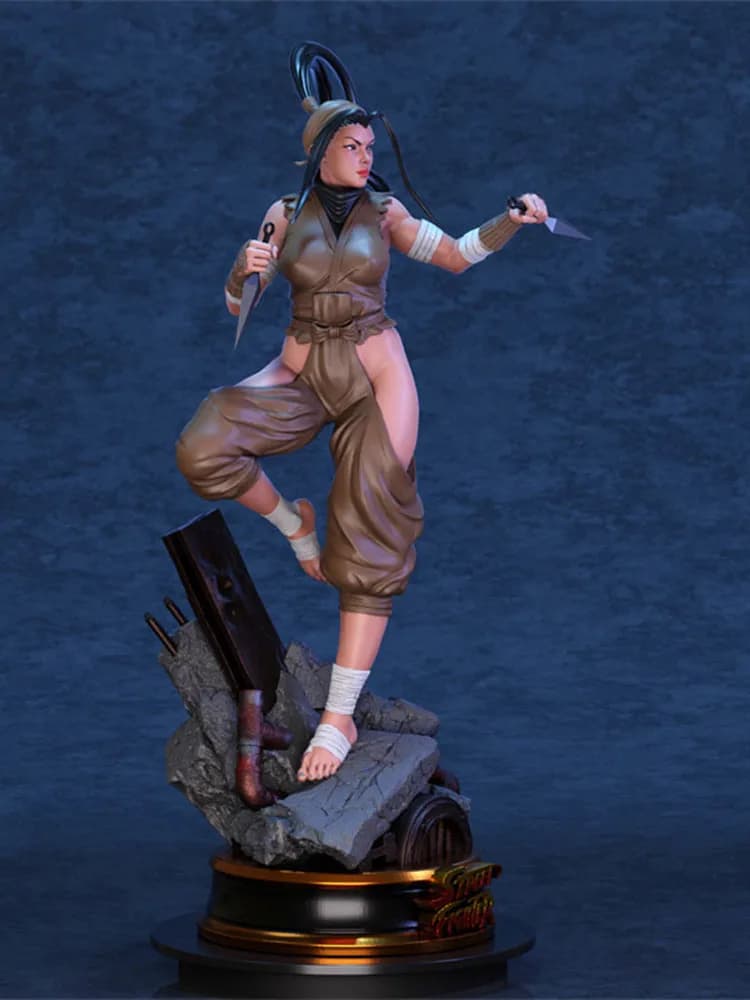 LinDeekin D44 Kit garage 3D personalizzati Figura non verniciata Modelli GK Puzzle in resina bianca smontato di modelli di personaggi