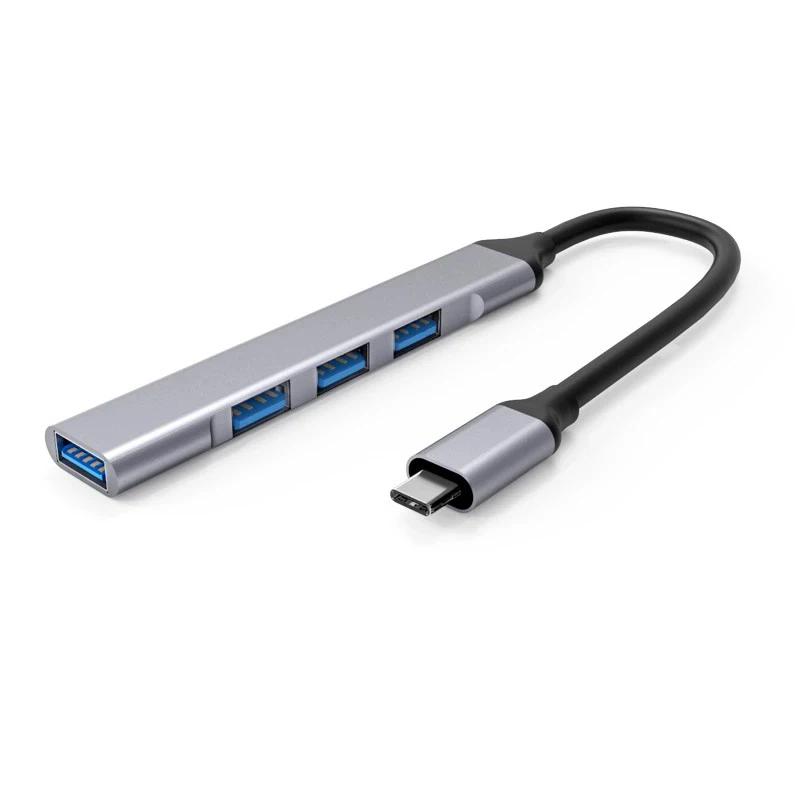 Hub USB UTHAI da tipo C a USB 3.0 Trasferimento dati da 5 Gbps Hub docking station 4 in 1 per hub USB per notebook tablet 