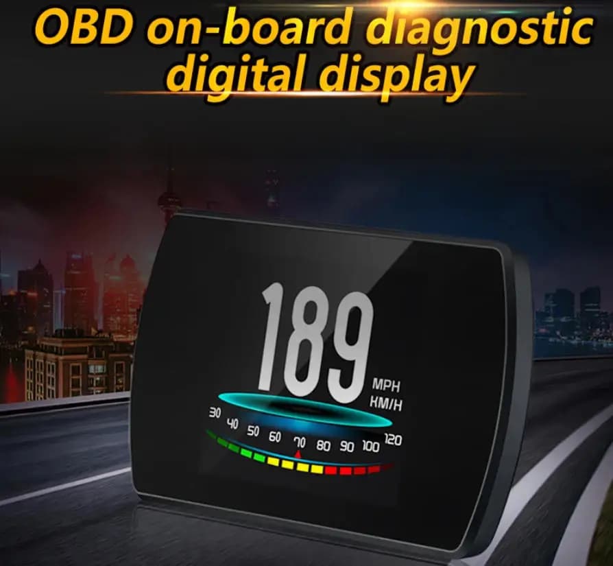 BigBigRoad Auto OBDII 2 HUD Head Up Display Parabrezza Proiettore Per Mitsubishi asx Mirage Triton Outlander Montero Lancer