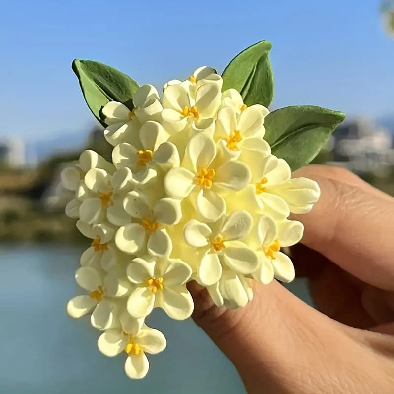 Osmanthus Scented Candle Silicone Mould: Perfect for Deodorants for Cars and Crafts in Resin, Irregular Shape