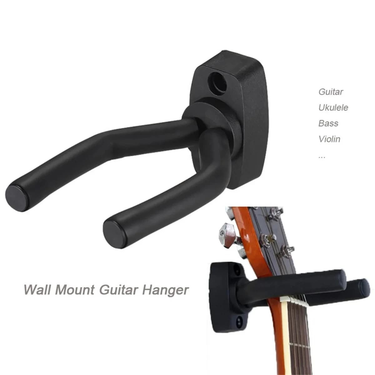 1/2/5/10 pezzi supporto per chitarra supporto da parete parti e accessori display per strumenti domestici ganci per chitarra ganci da parete plettri per chitarra