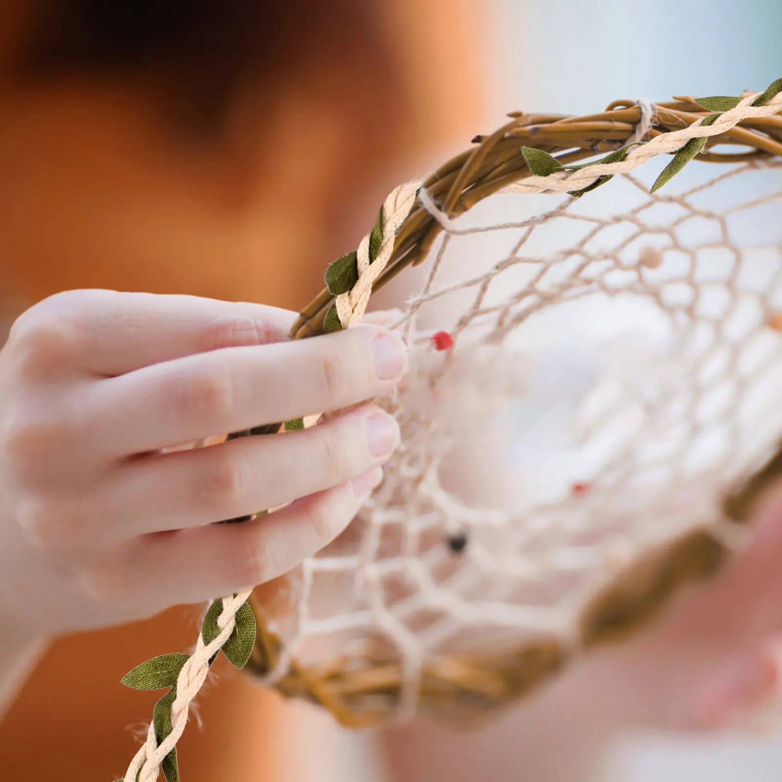 DIY Macrame Dream Catcher Cord Woven Rope Craft Material for Hand Weaving Gift Packaging Gardening Hanging Decor Dream Catcher