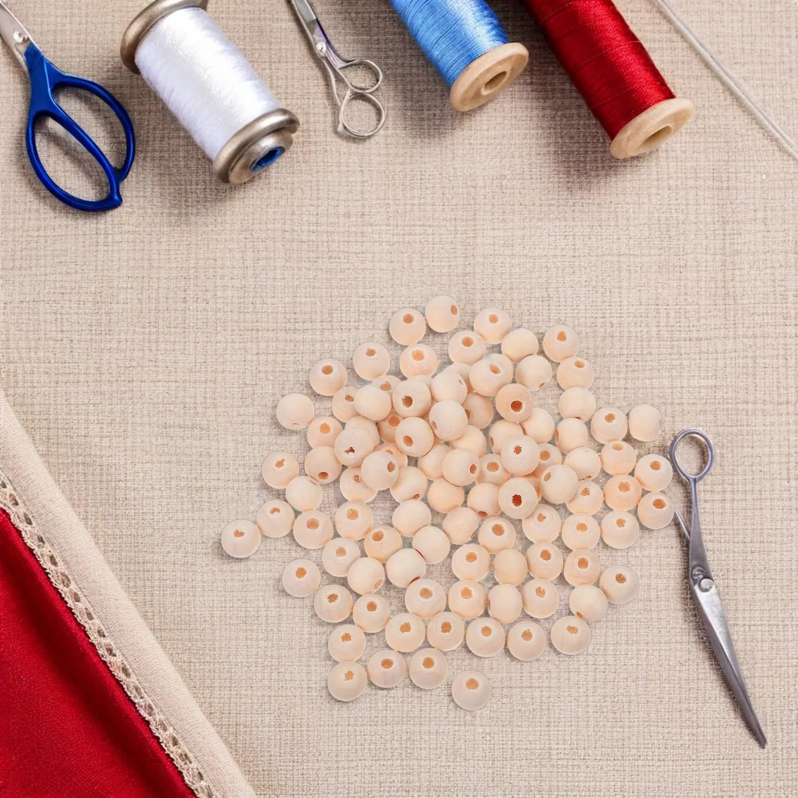 200Pcs 14Mm Odorless Unfinished Wood Balls for Crafts Round Smooth Craft Supplies for Dreamcatchers Wall Hangings Lamp Shade