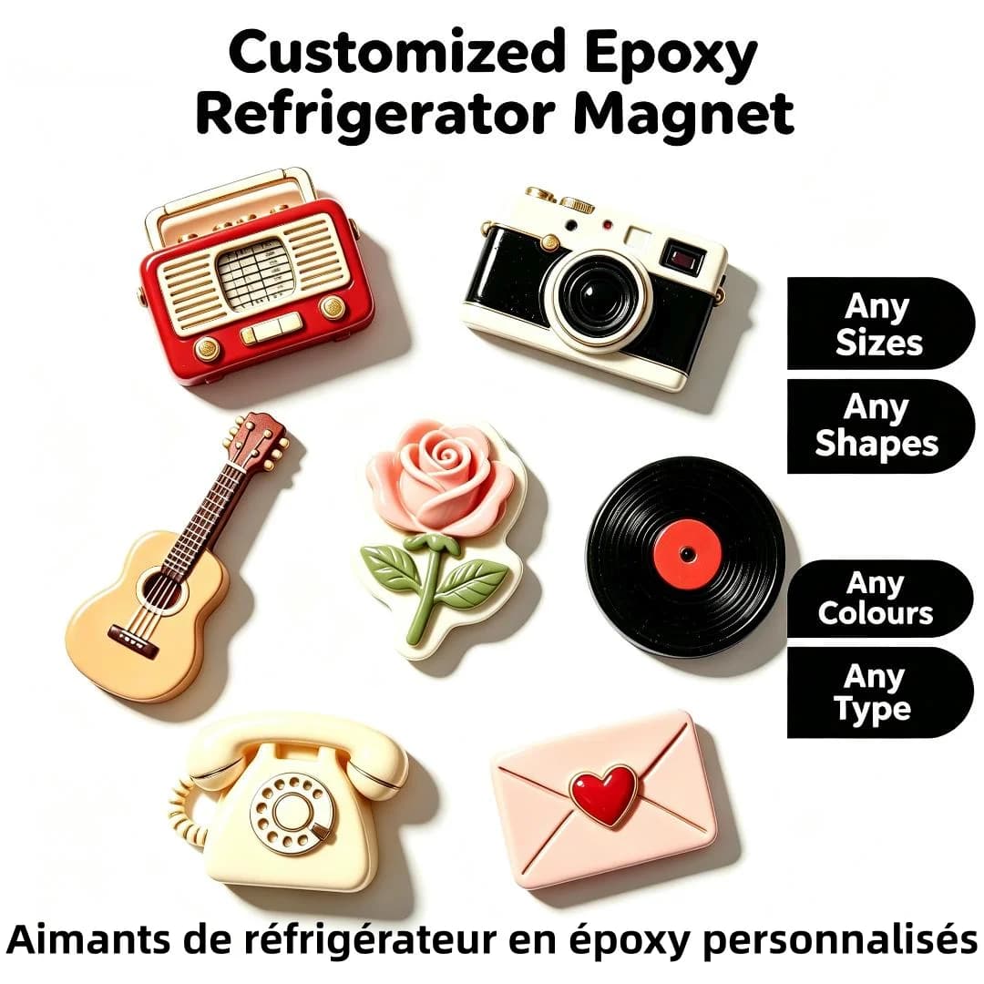 Custom Resin Fridge Magnet Creative 3d Magnets Cartoon Magnets Custom Your Design Magnetic Epoxy Fridge Magnet 3D Fridge Magnet