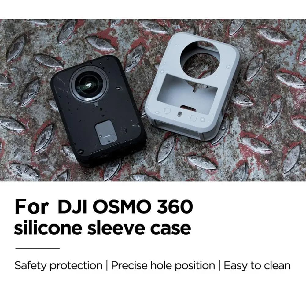 Custodia Protettiva in Silicone per Action Camera dji Osmo 360, Accessorio per Fotocamera Panoramica, Protezione Completa 202 H5I5
