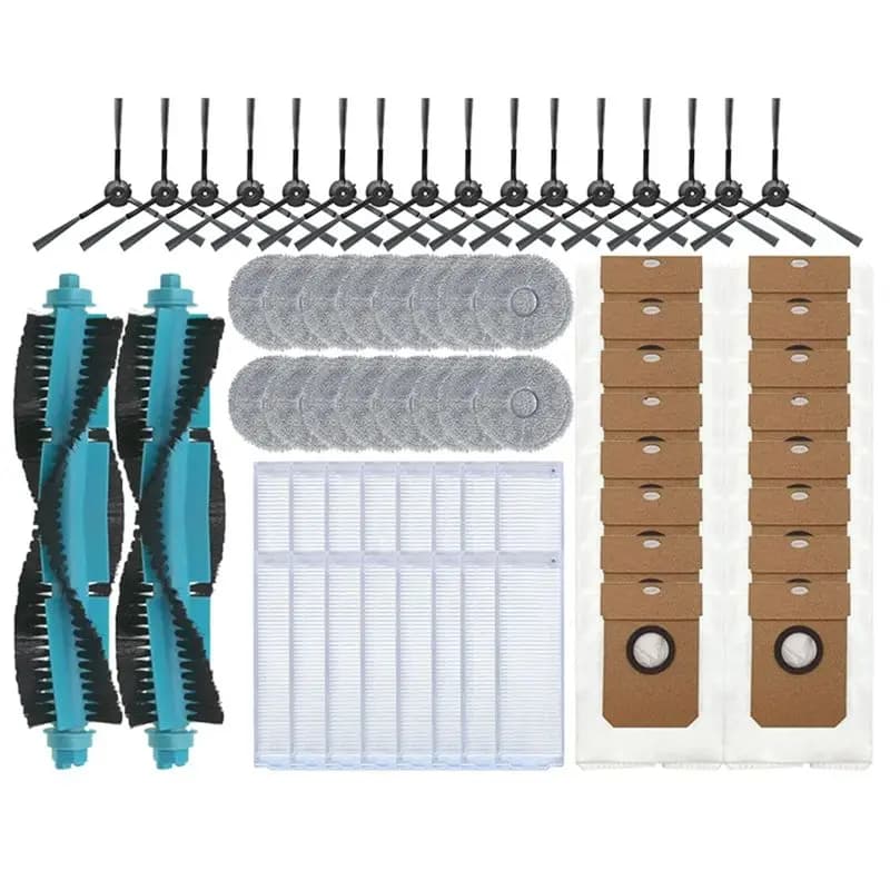 [NEWA64Z!】 For Cecotec Conga 11090 Spin Revolution Main Side Brush Hepa Filter Mop Cloth Dust Bag Replacement Accessories Kit