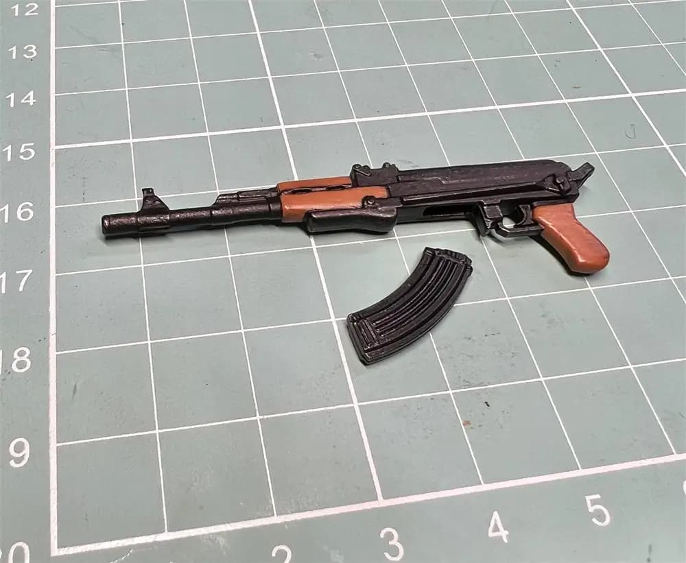 1/12 3ATOYS Soldier Doll Snake Mini Toys AK47-Toys Weapons Clip PVC Material Equipment Accessories For 6" Action Figure Collect