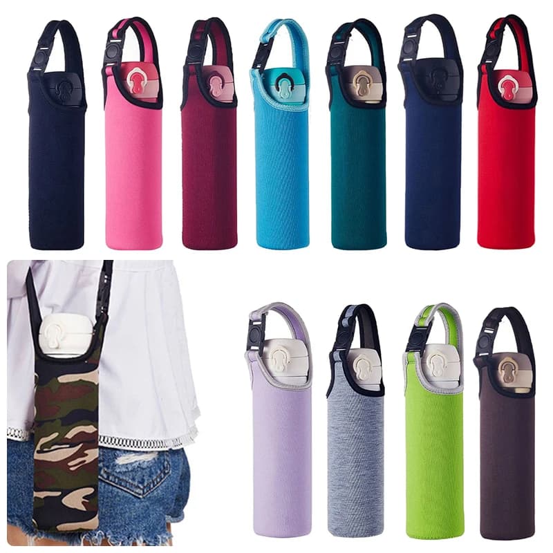 500ml Portable Thermal Insulation Cup Protective Case for Travel Water Bottle Housing for Thermos
