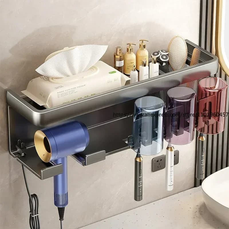 Brush holders without perforation Storage cup holders for bath-washing brush holder for wall toothpaste