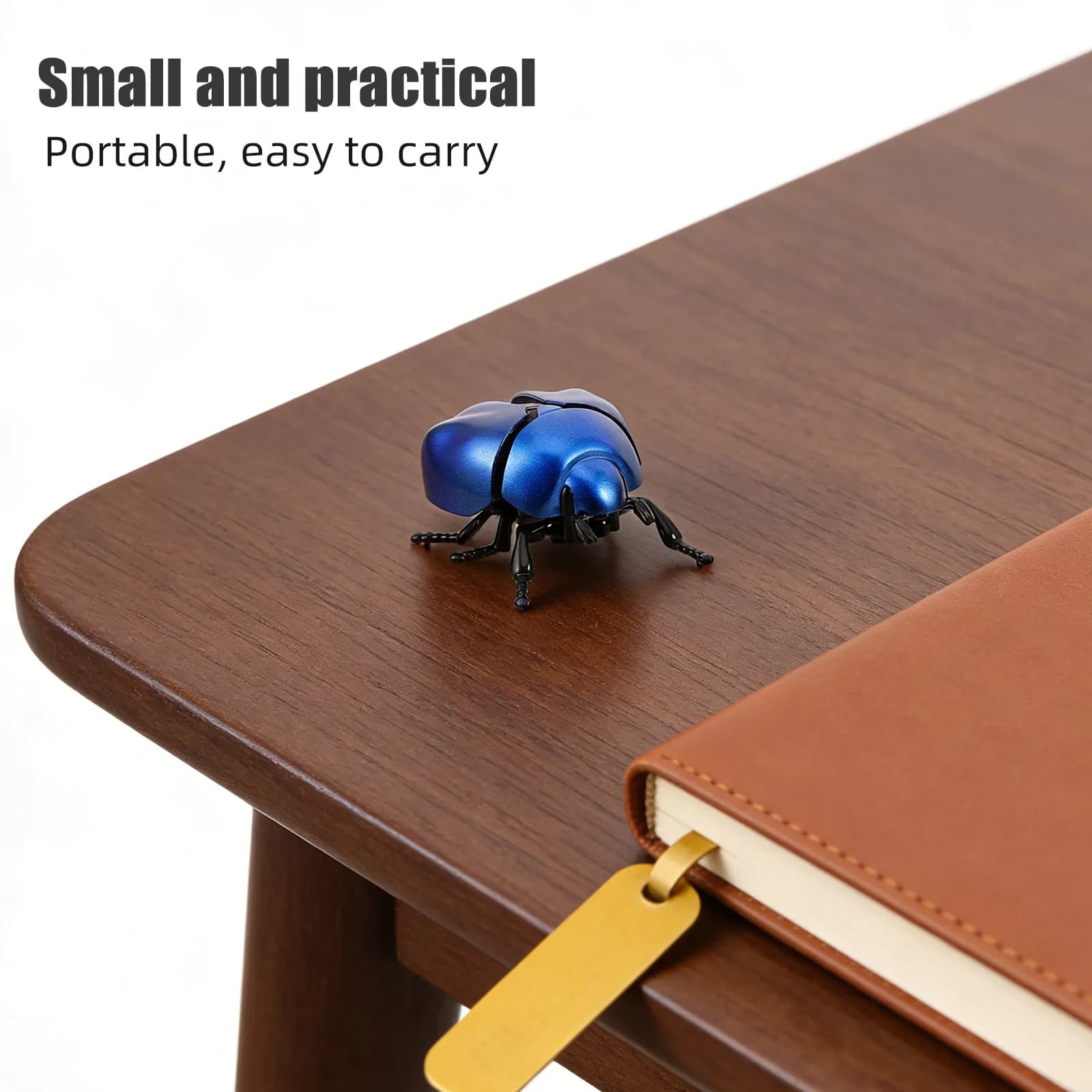 Set di 4 Insetti Giocattolo a Forma di Scarabeo, Realistici e in Plastica, per Scherzi Educativi e Feste di Aprile