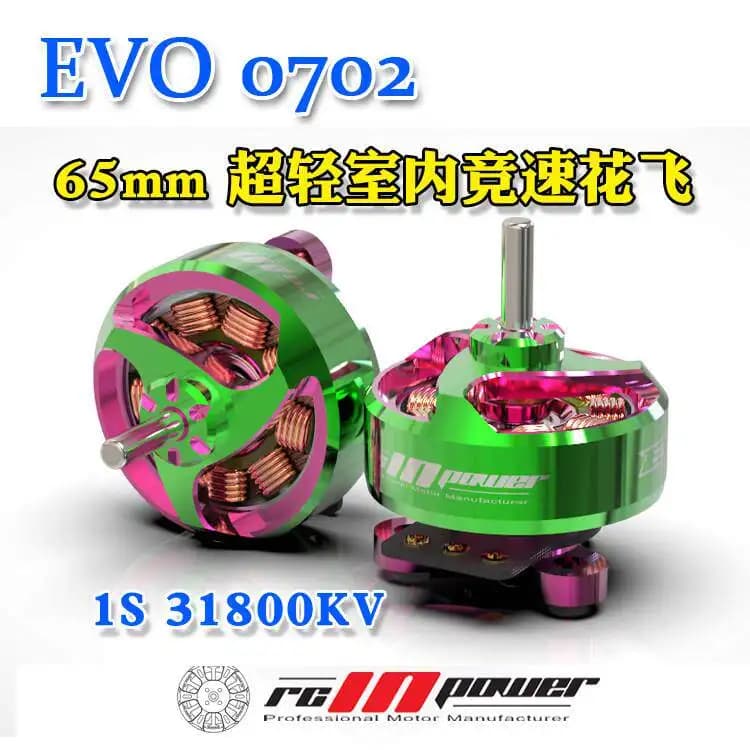Motore Brushless Micro FPV Rcinpower Evo 0702 31800kv 1s