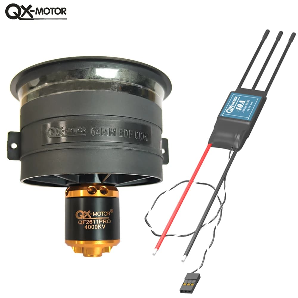 EDF QX-MOTOR 5 64 mm QF2611PRO blade with brushless motor for RC helicopter parts, drones and fixed wing aircraft