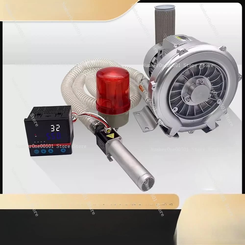Strumento per soffiare aria calda con controllo della temperatura con display digitale per pistola termica industriale piccola da 3300 W