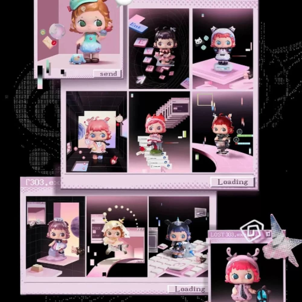 HEYONE Rina's Lost 303 Series Pop Culture Toys Blind Box Adorable Girl Figurine Collectible Set As A Birthday Gift for Someone