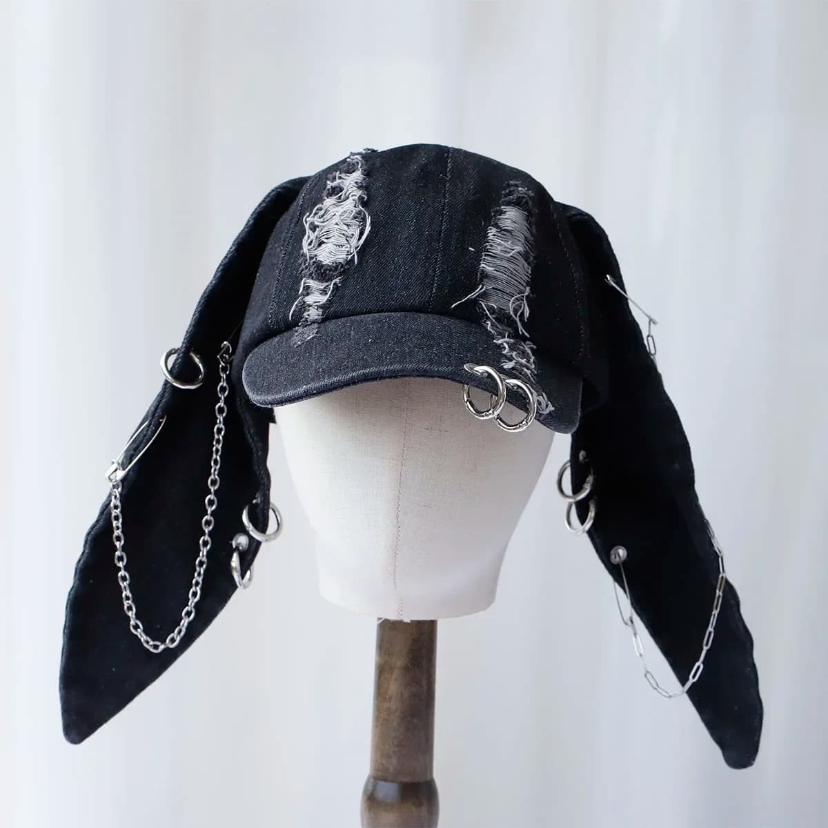 Nuovo Cappello da Baseball da Cowboy con Orecchie di Coniglio Lunghe, Stile Graffiti Lavato, Cappellino Hip Hop per Donna e Uomo, per Feste e Squadre