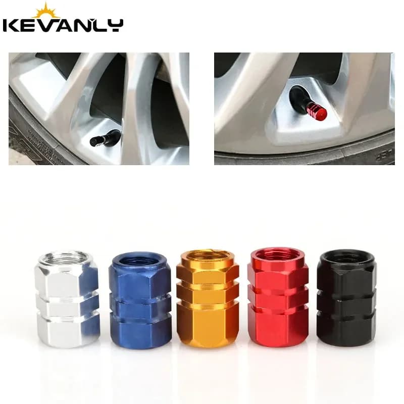 4 pezzi in lega di alluminio moto pneumatico valvola stelo tappi pneumatico cerchione valvola copri capezzolo antipolvere impermeabile per automobili