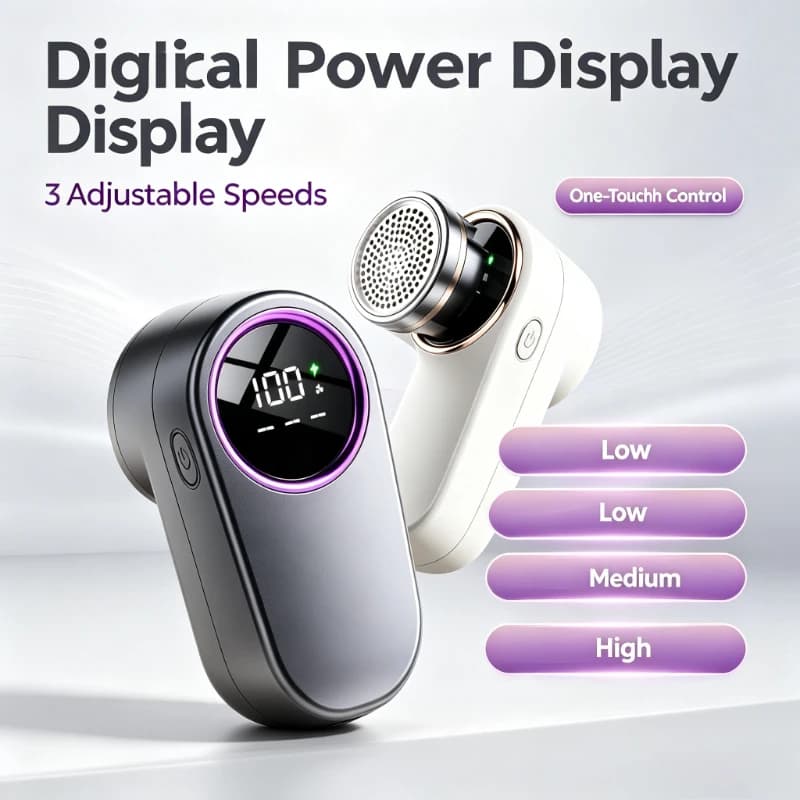 Portable Electric Fuzz Remover USB Rechargeable Lint Shaver Sweater Fabric Defuzzer Clothes Trimmer Household Travel Tool