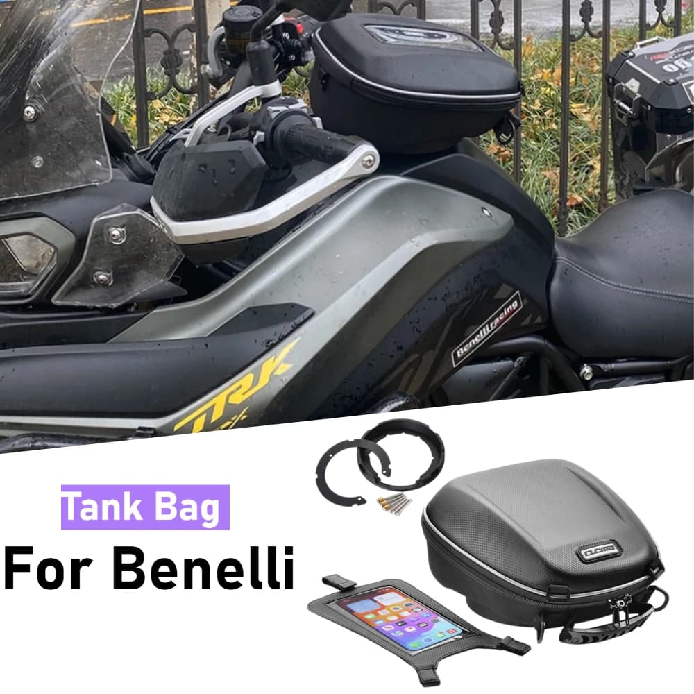 Tank Bag For Benelli TRK702 X 752 S TRK251 BN 300 600 BN902S TNT899 Tornado Motorcycle Navigation Waterproof Backpack Quick Lock