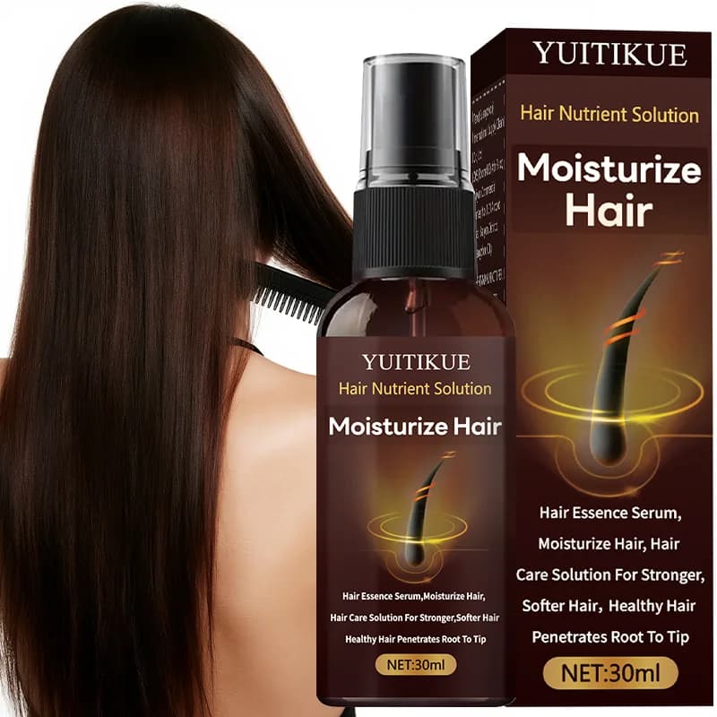 YUITIKUE Soluzione Nutriente Per Capelli 30ml - Acqua Leggera e Non Grasso, Idrata Profundamente e Rafforza I Capelli